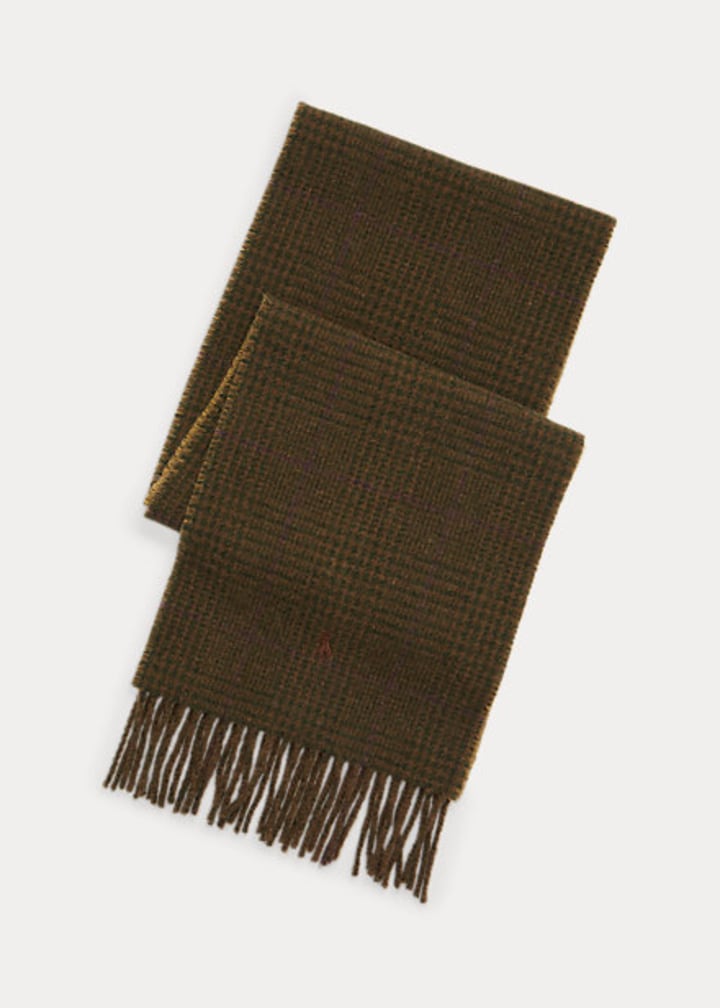 Ralph Lauren Reversible Wool-Blend Scarf