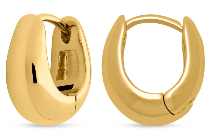 Milla 14K Gold Huggie Earrings