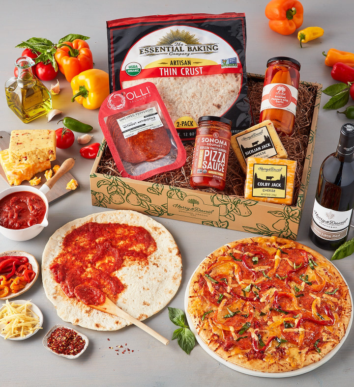Pizza Kit with Wine