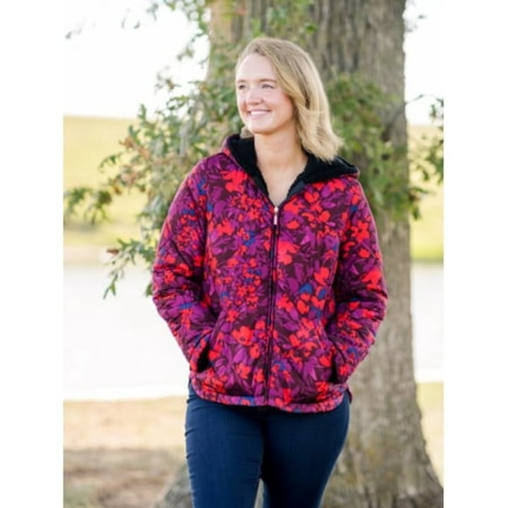 The Pioneer Woman Faux Sherpa Lined Puffer Jacket