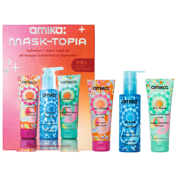 Mask-Topia Hydration + Repair Hair Mask Set