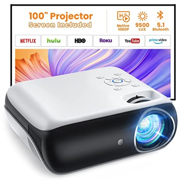 100-Inch Screen Bluetooth Projector 