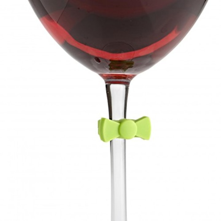 Joie Bow Tie Drink and Wine Charm Set, Set of 6, Multicolor