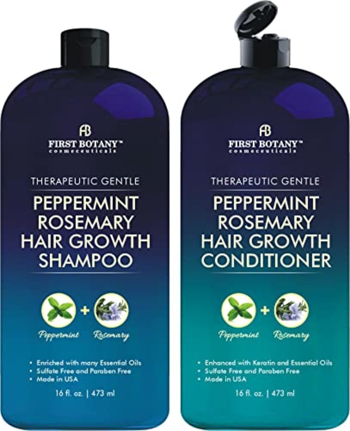 Peppermint Rosemary Shampoo and Conditioner Set