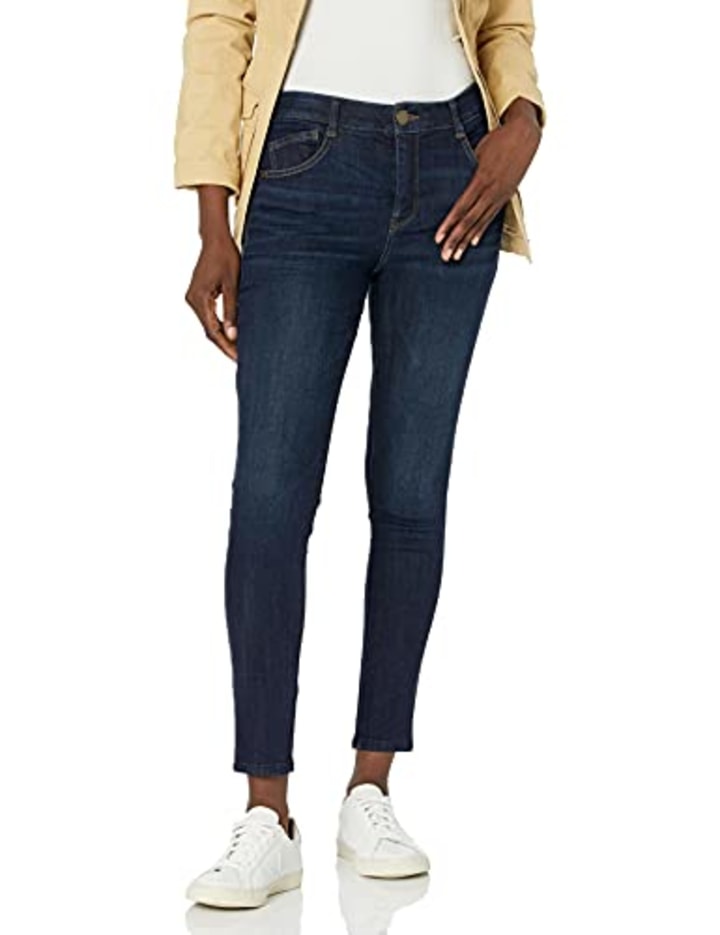 High Rise Ankle Jeans in Indigo