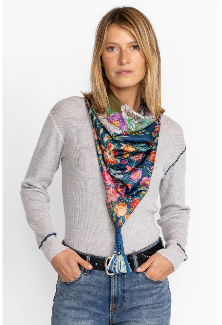 Styling a Scarf on the Waist for Women over 50 and Beyond