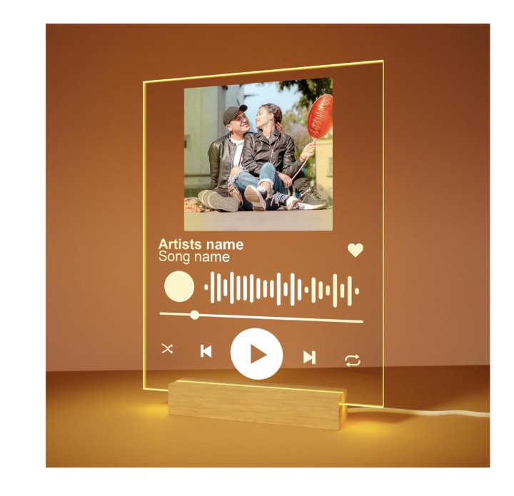 Personalized Spotify Plaque