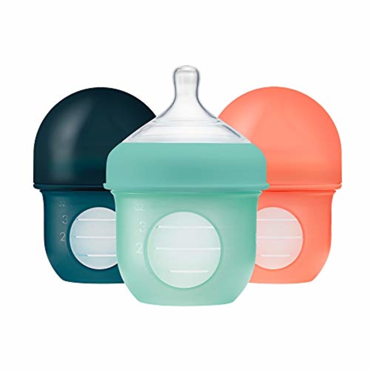 Boon Nursh Reusable Silicone Baby Bottles