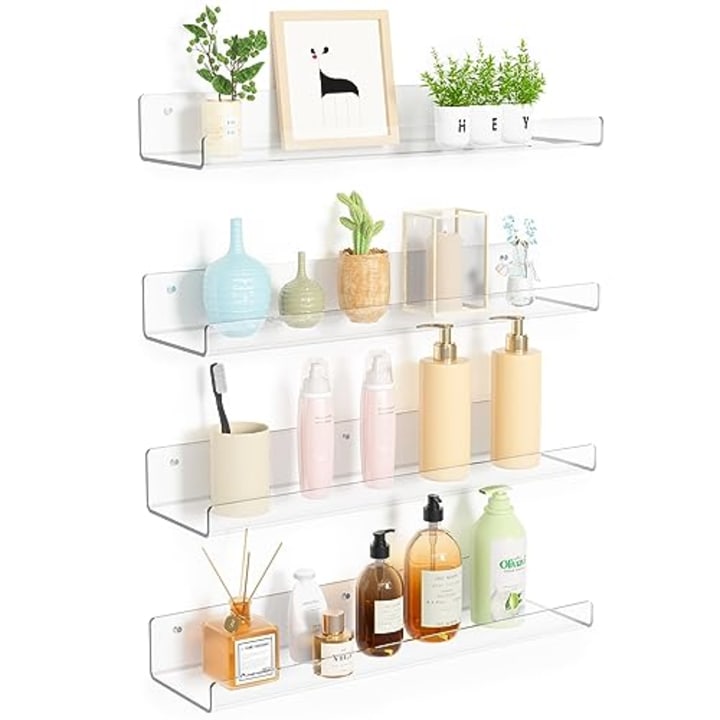 Acrylic Shelves for Wall Storage