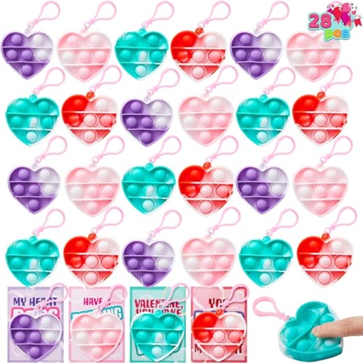 Heart Pop Bubble Fidget Toys