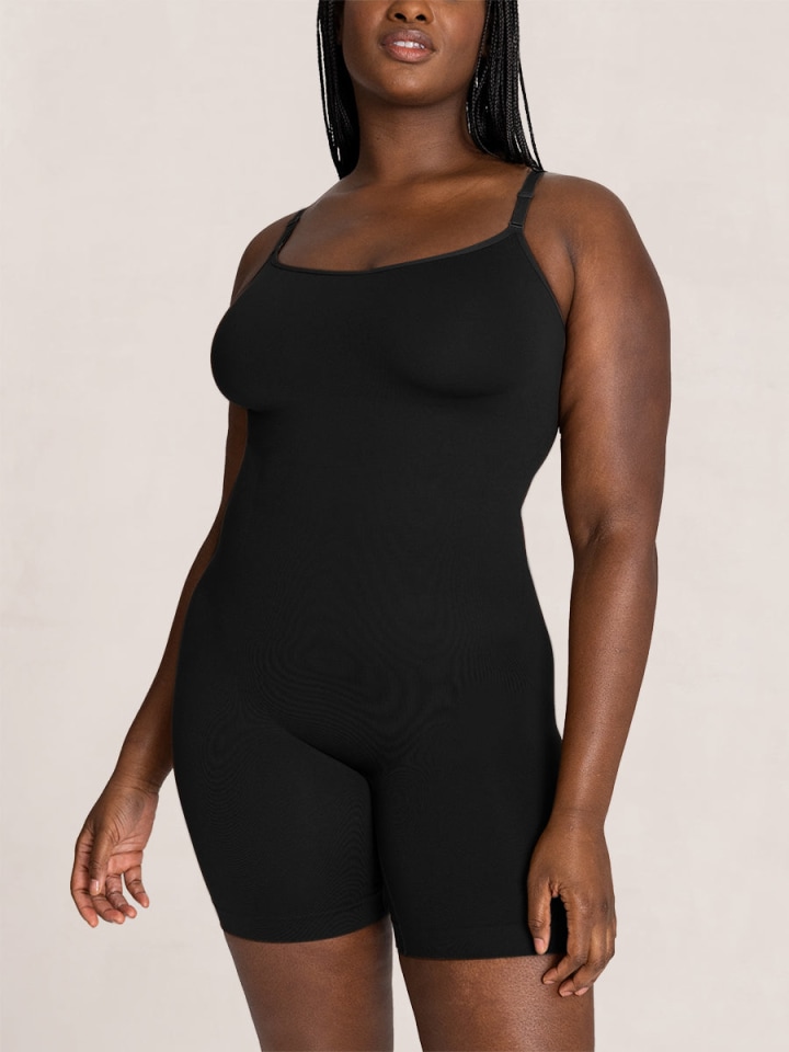 All Day Every Day Scoop Neck Mid-Thigh Bodysuit