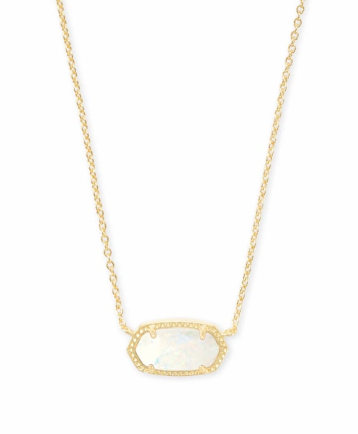 Necklace in Kyocera Opal
