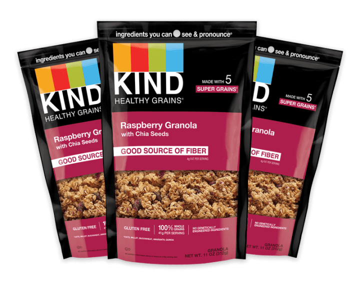 Healthy Grains Raspberry Granola with Chia Seeds (Set of 3)