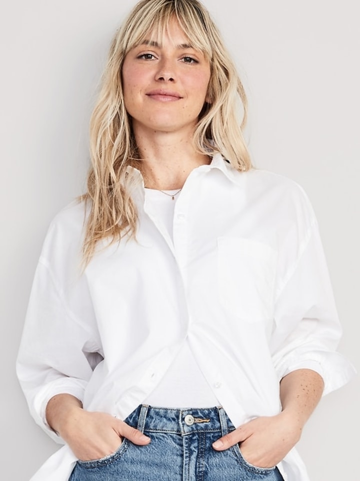 10 Best Boyfriend Button-Down Shirts - Top-Rated Oversized Button-Downs For  Women