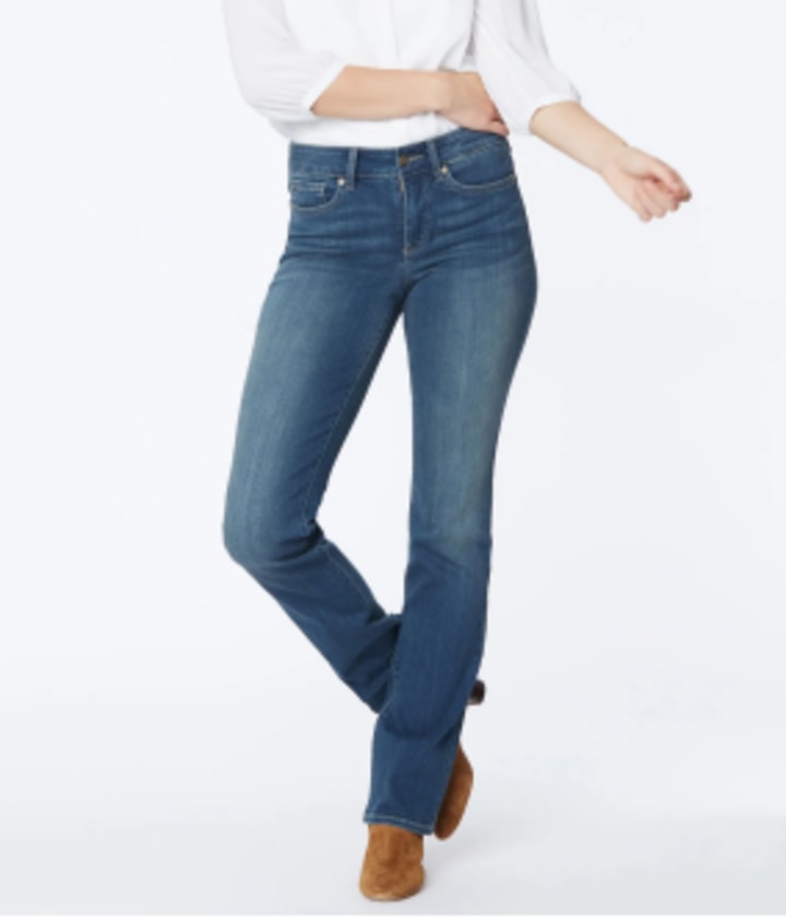 Women's Apt. 9® Tummy Control Midrise Straight-Leg Jeans