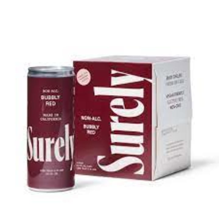 Surely Non-Alcoholic Bubbly Red Can 4-Pack