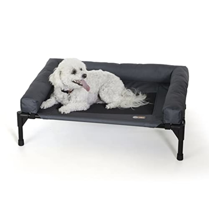  K&H Pet Products Elevated Dog Bed with Bolsters