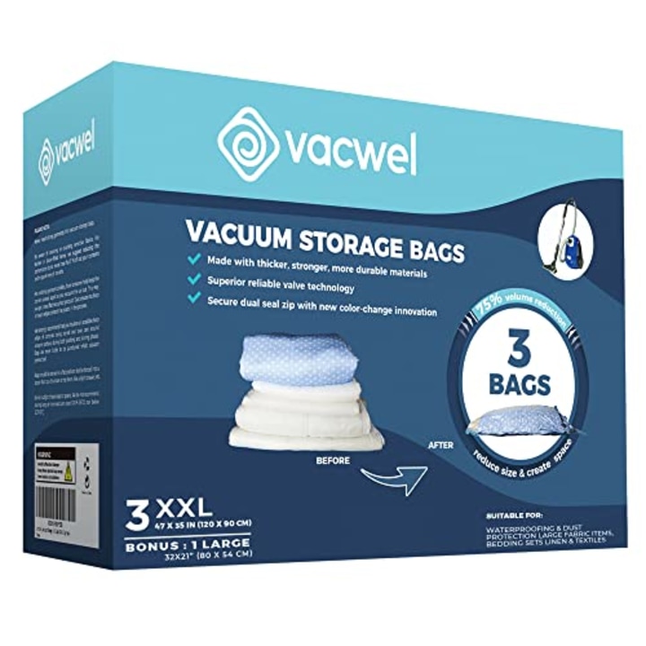 Vacwel 3-Pack XXL Storage Bag