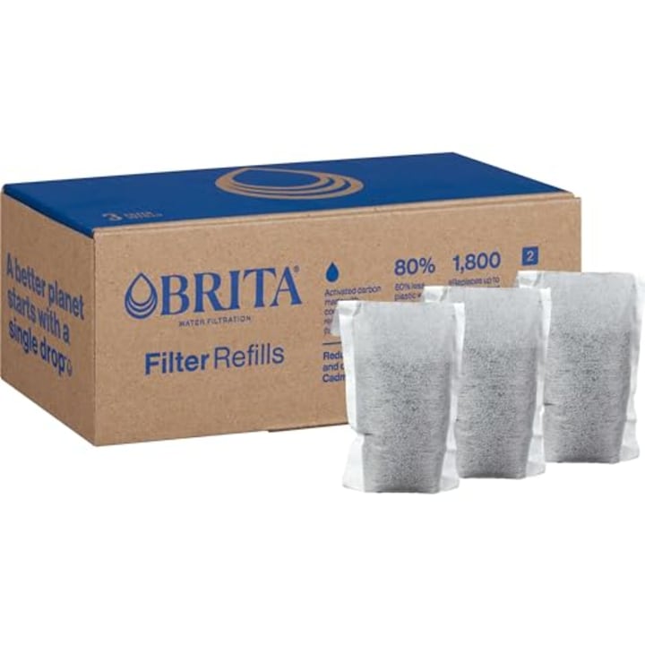 Brita Refillable Filter Refill Packs for Pitchers and Dispensers