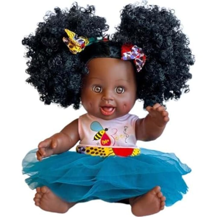 Orijin Bees Fro Puffy Bee - African American Baby Doll