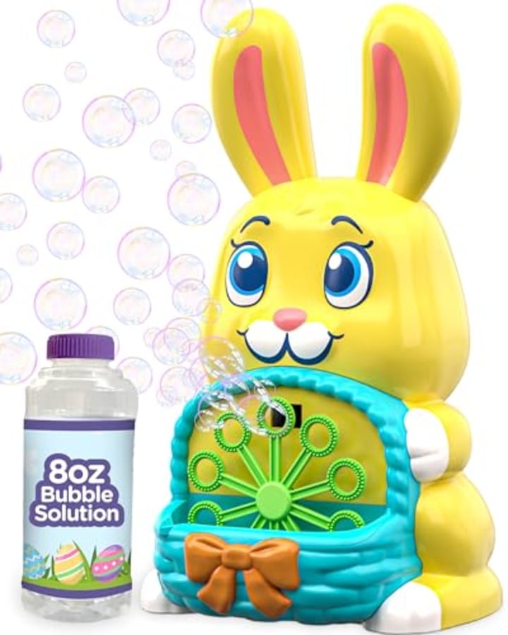 Move2Play Easter Bunny Bubble Blower 