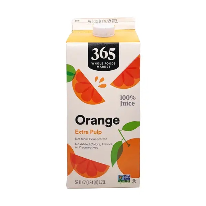 365 by Whole Foods Orange Juice Extra Pulp 