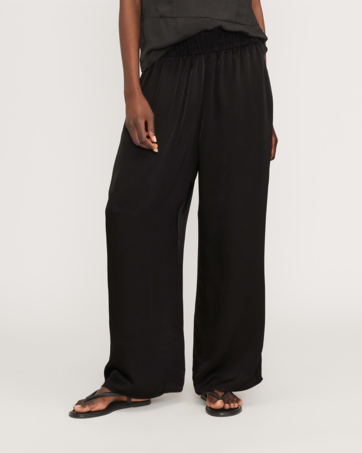 The Satin Pull-On Pant