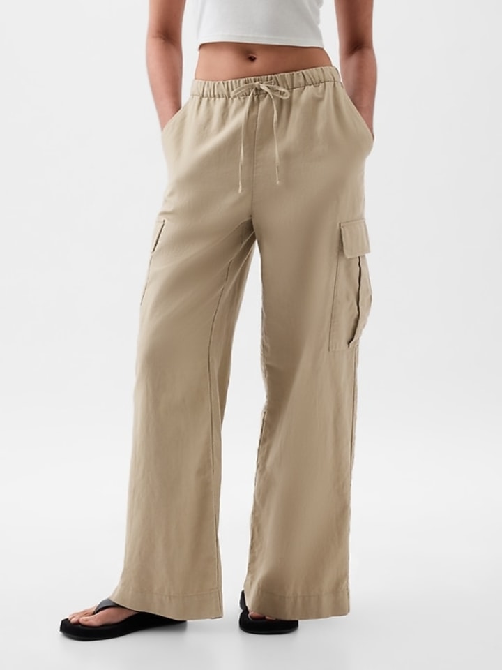 Soft Linen-Cotton Pants
