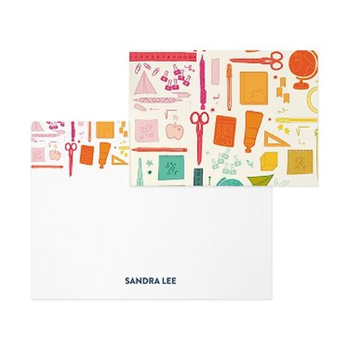 School Supplies Personalized Stationery