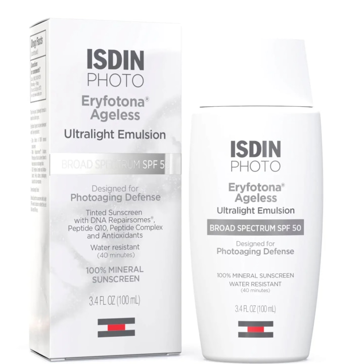 ISDIN Eryfotona Ageless Ultralight Tinted Mineral SPF 50 Sunscreen 