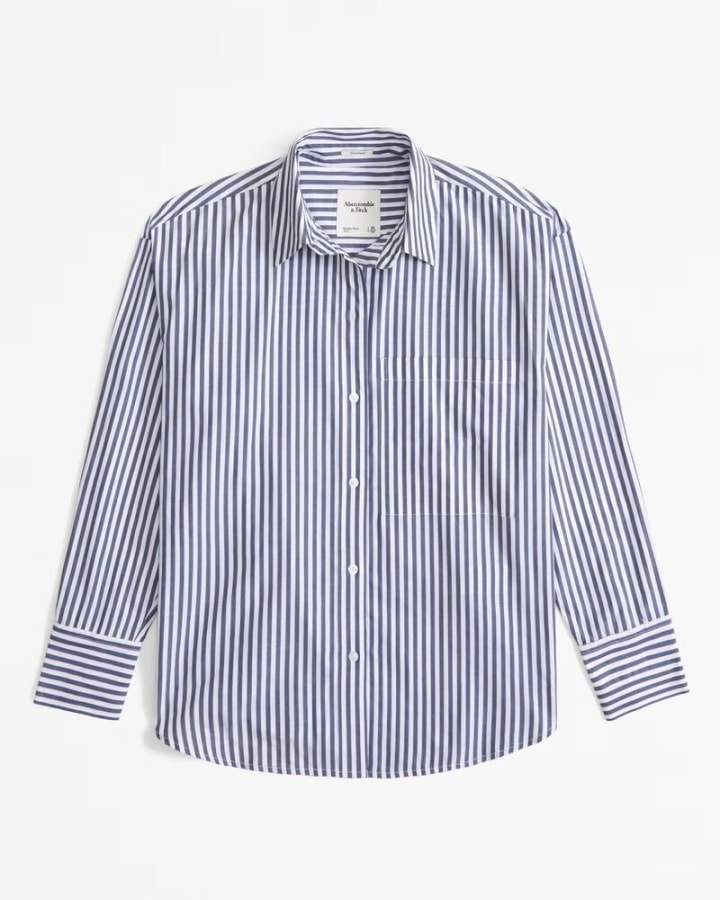 Oversized Button-Up Shirt