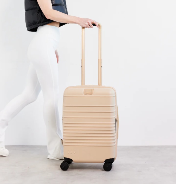 Beis The Carry-On Roller in Beige