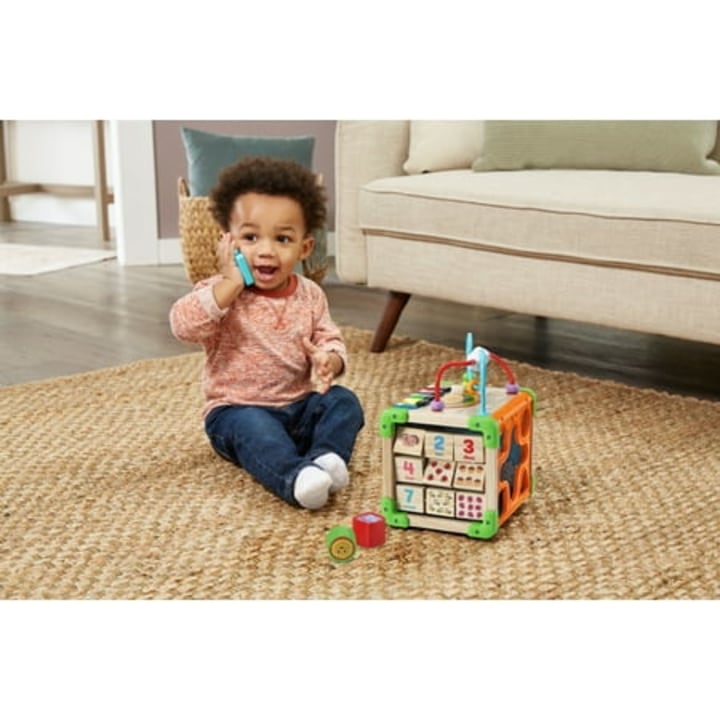 Touch & Learn Wooden Activity Cube