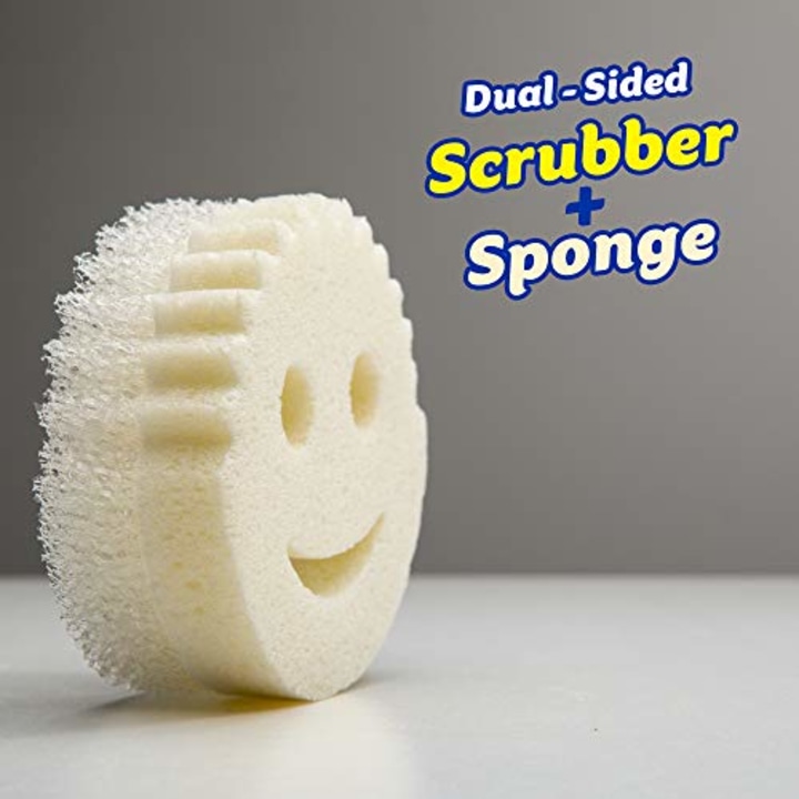 Dual-Sided Sponge and Scrubber