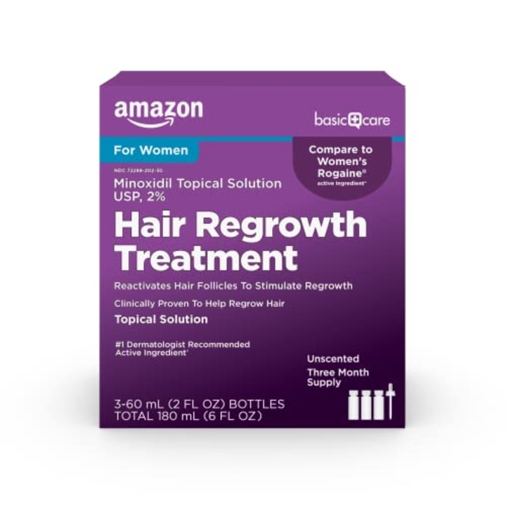Amazon Basic Care Minoxidil Topical Solution 