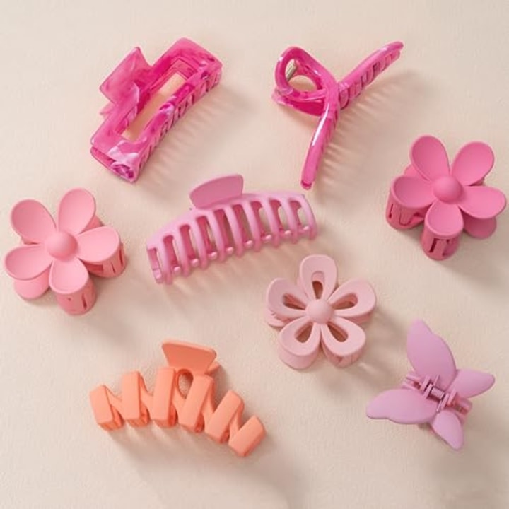 Hair Clips (Set of 8)