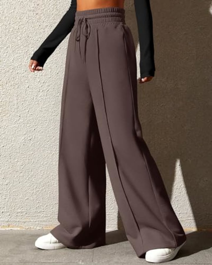 Wide-Leg Sweatpants