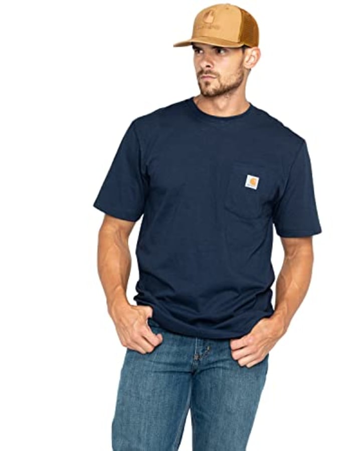 Men's Loose Fit Short-Sleeve Pocket T-Shirt