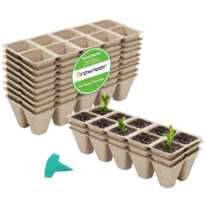 Growneer Peat Pots Seed Starter Trays