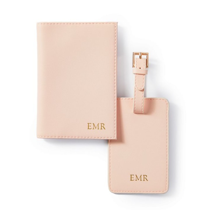 Fillmore Vegan Leather Luggage Tag and Passport Case
