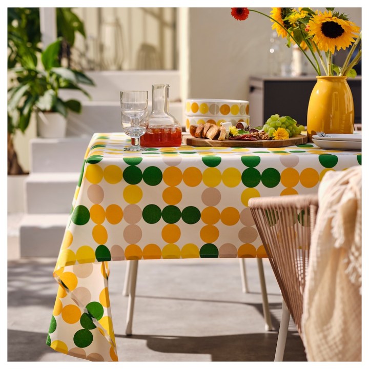Ikea Broggan Dot Tablecloth
