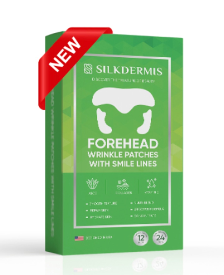  SILKDERMIS Forehead Wrinkle Patches with Smile Lines