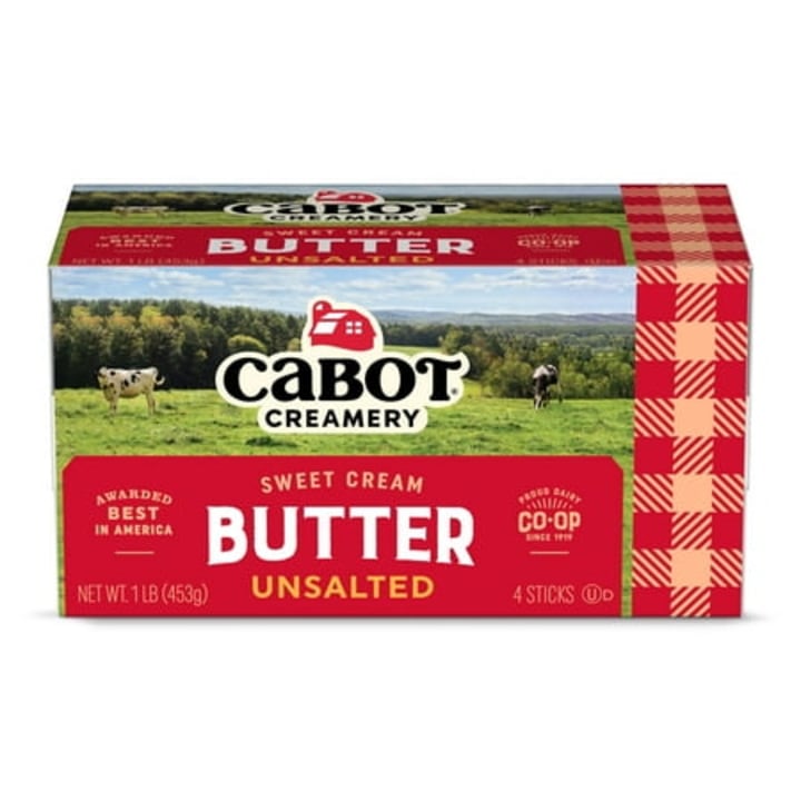 Cabot Creamery Unsalted Sweet Cream Butter