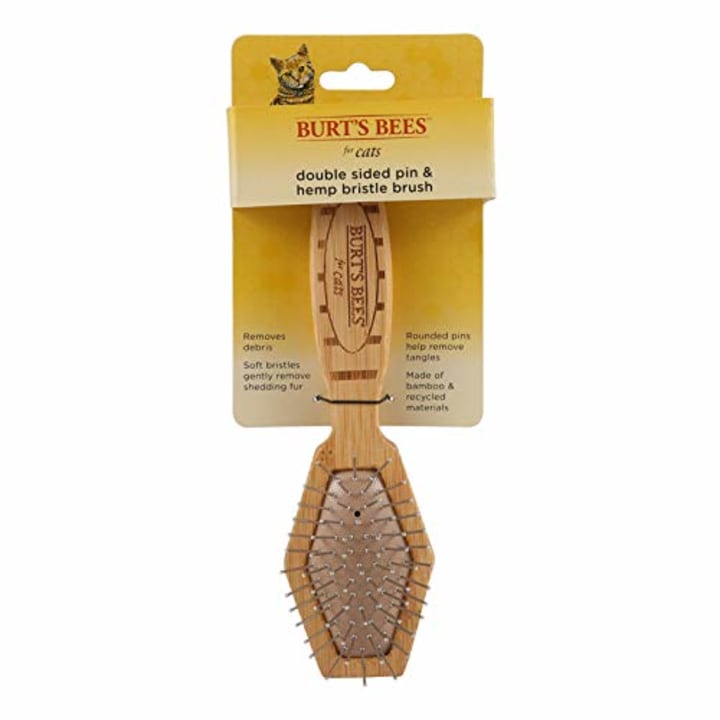 Burt's Bees Cat 2-in-1 Double-Sided Pin Brush