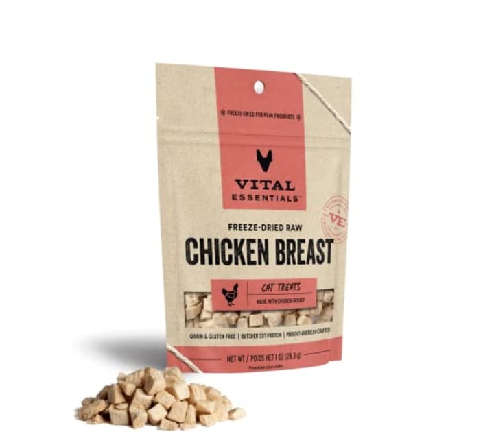 Vital Essentials Freeze Dried Raw Chicken Breast Cat Treats