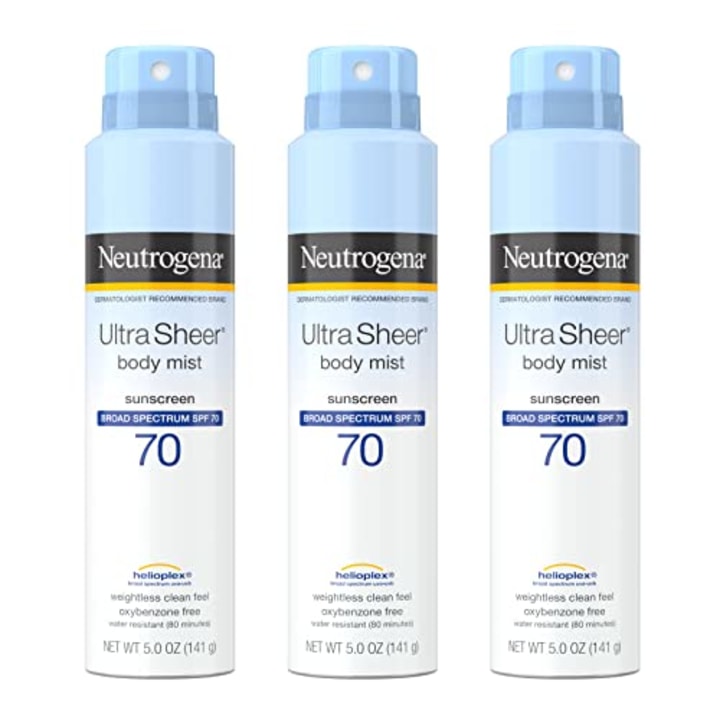 Ultra Sheer Body Mist SPF 70 Sunscreen Spray
