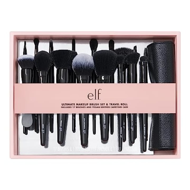 Ultimate Makeup Brush Set & Travel Roll