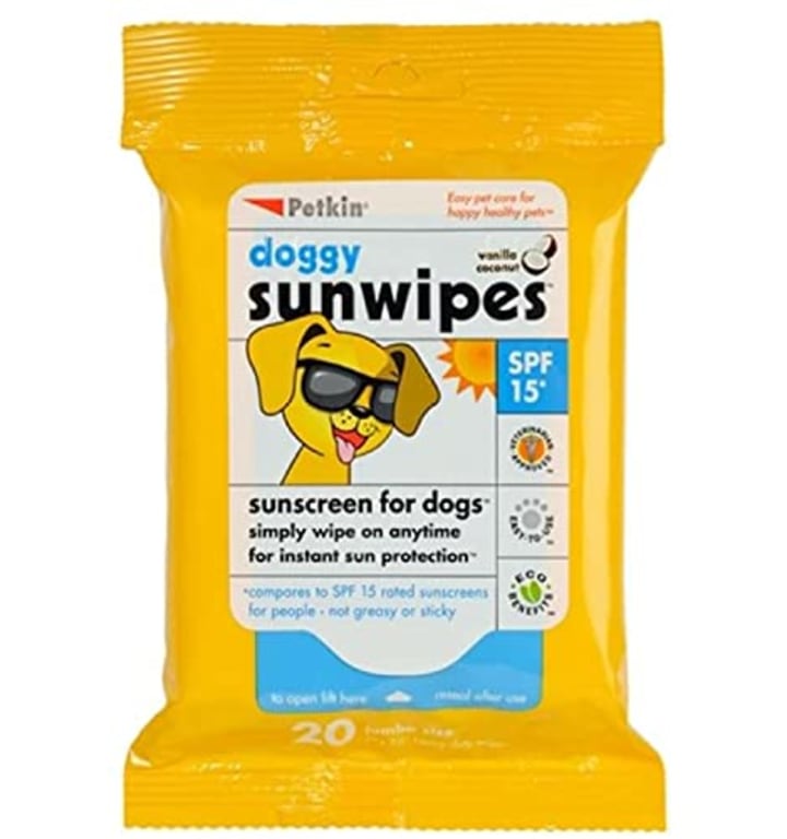 Petkin Dog Sunscreen Sunwipes