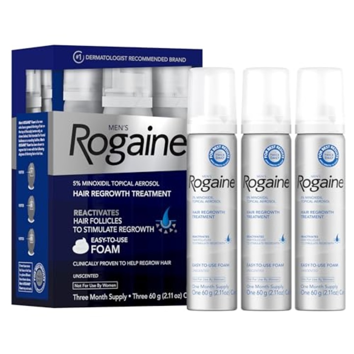 Rogaine 5% Minoxidil Unscented Foam