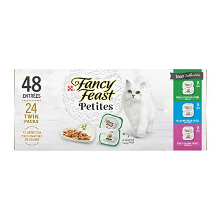 Purina Fancy Feast Petites Gravy Wet Cat Food Variety Pack